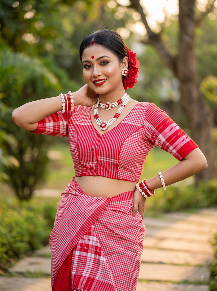 Assamese Style Fancy Designer Blouse