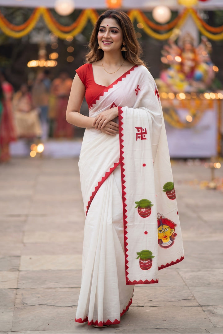 Shiuli Bela Cotton Silk Saree