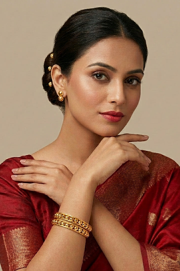 Bengali Emotion -Gold Plated  Motor Churi(Bangle)