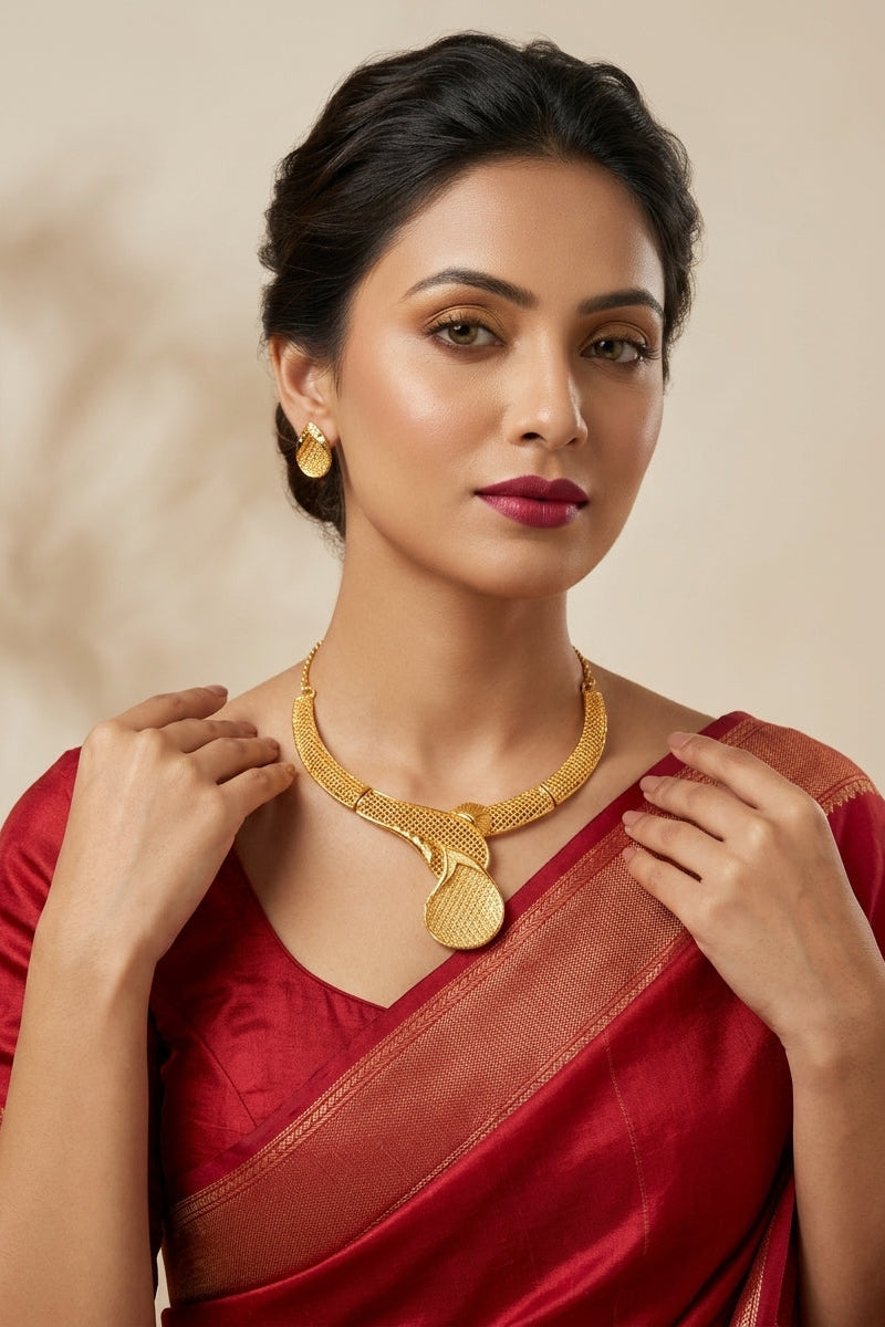 Elite - Gold Plated Necklace Set