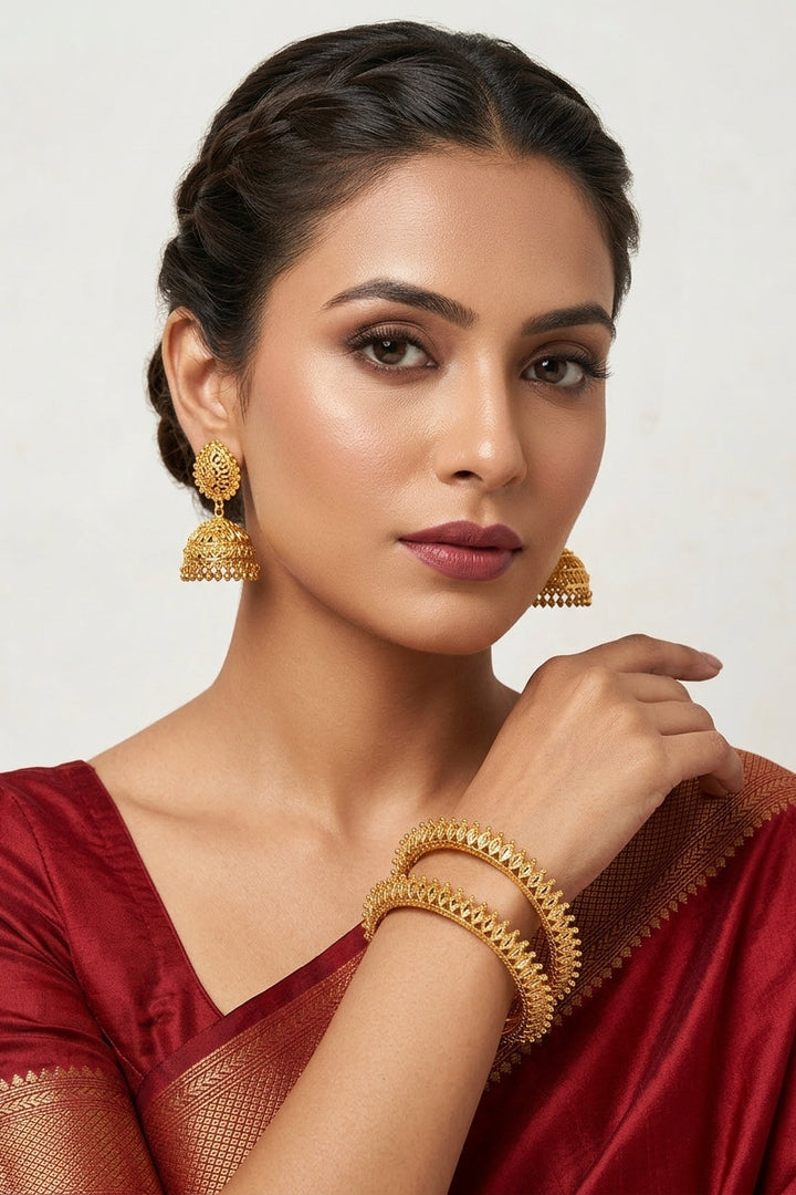 Gold Plated Kankan  Set