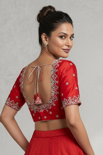 Royal Sindoor( Silk Blouse)