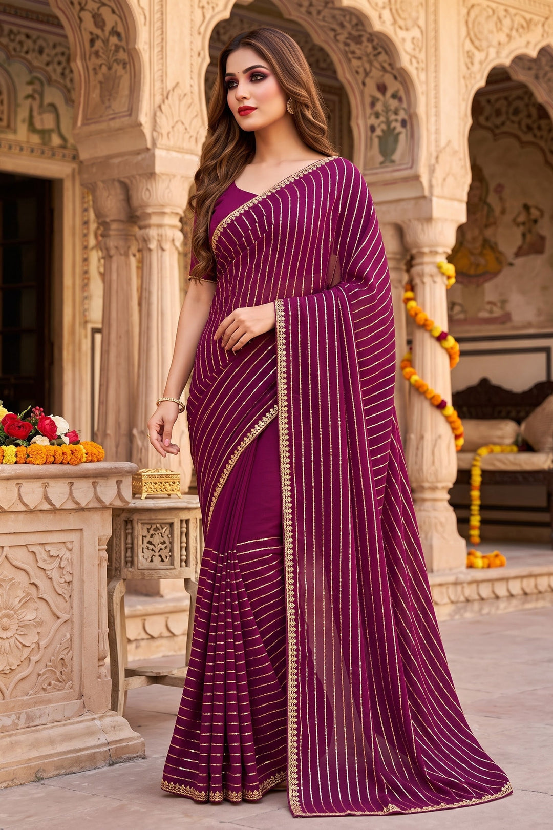 Last Of the Stars-Designer saree