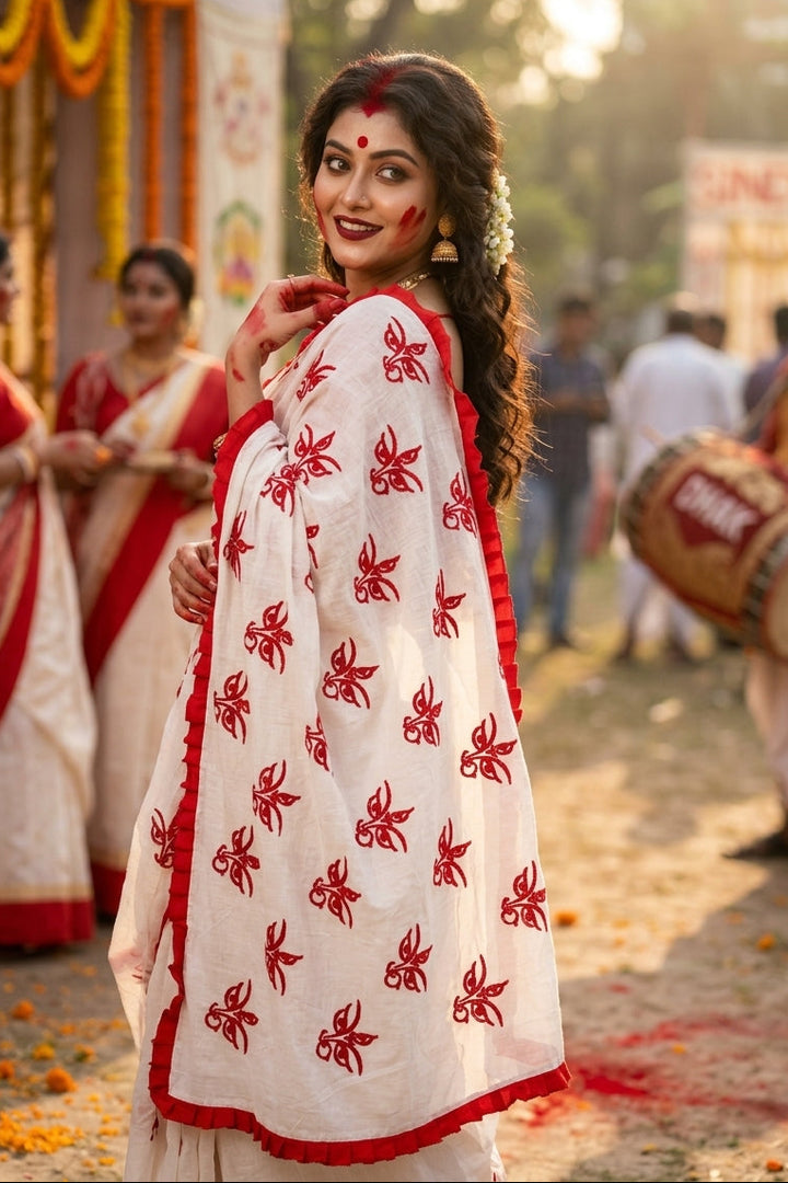 Kanak Roshni Cotton Silk Saree