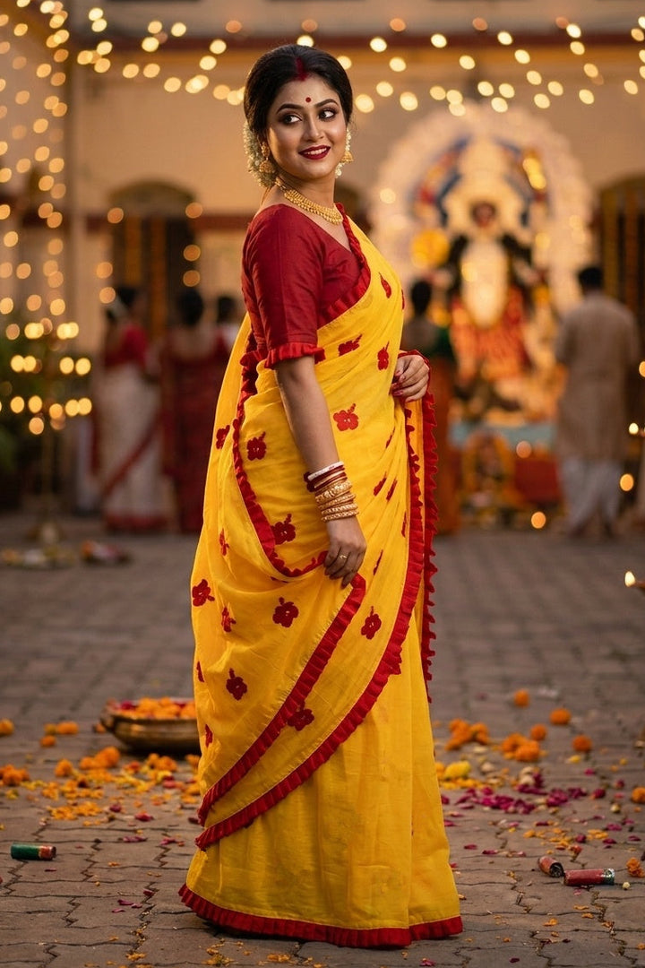 Kanak Roshni Cotton Silk Saree