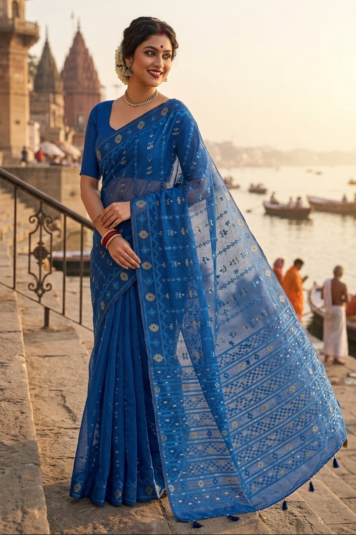 Nabanita Bengal Jamdani Saree