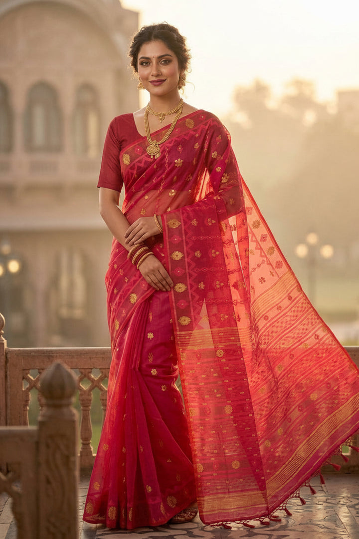 Nabanita Bengal Jamdani Saree