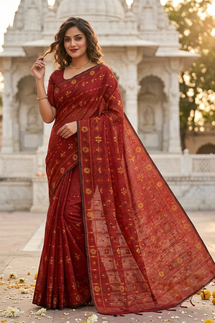 Nabanita Bengal Jamdani Saree
