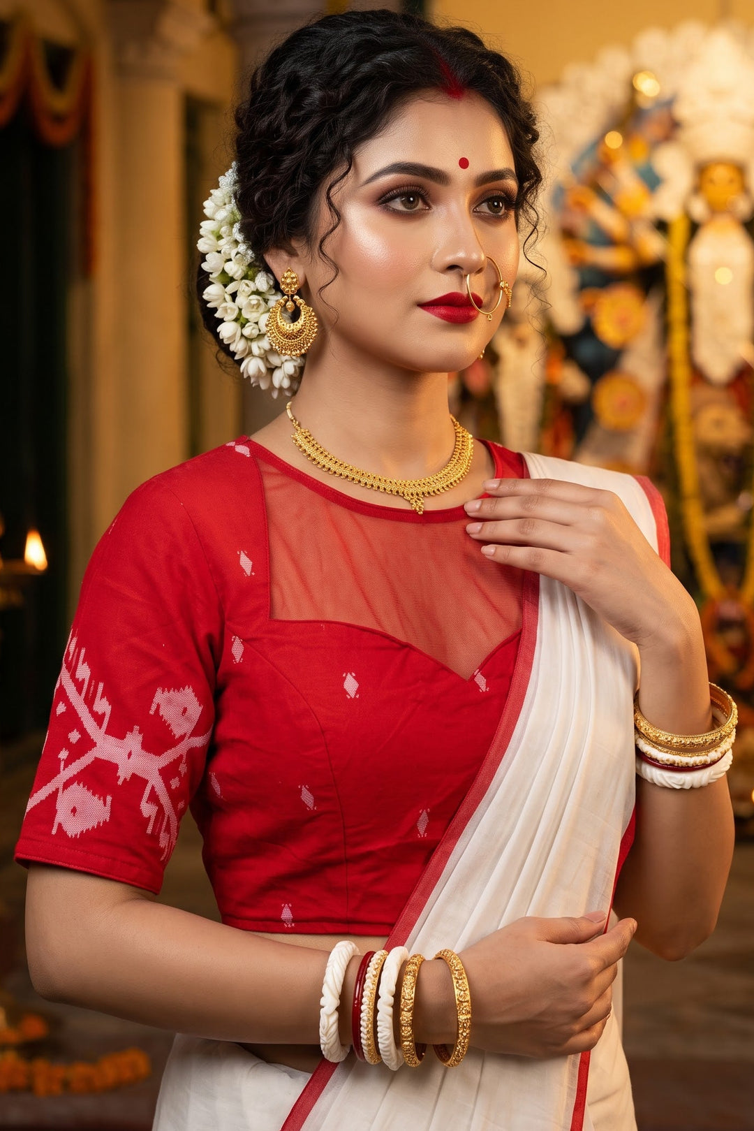 Abhaya Traditional Designer Blouse