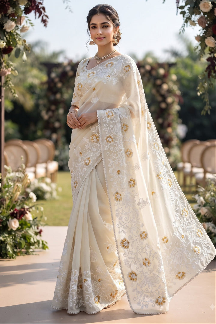 Divine Illumination Chinnon Silk Saree