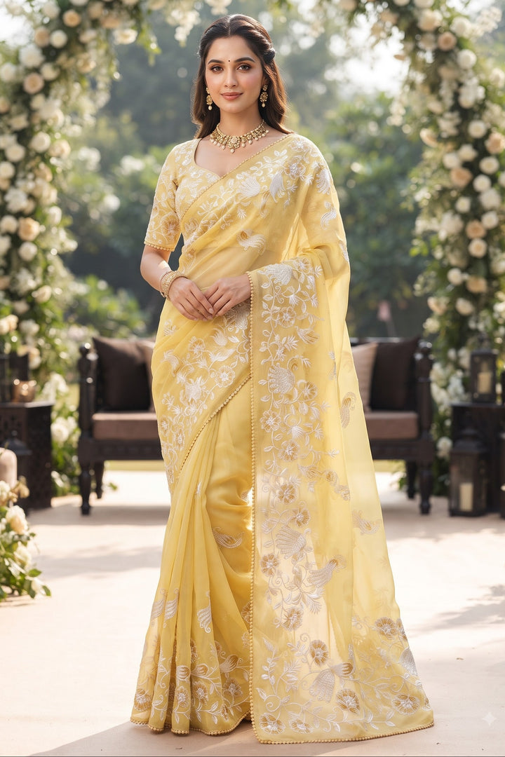 Divine Illumination Chinnon Silk Saree