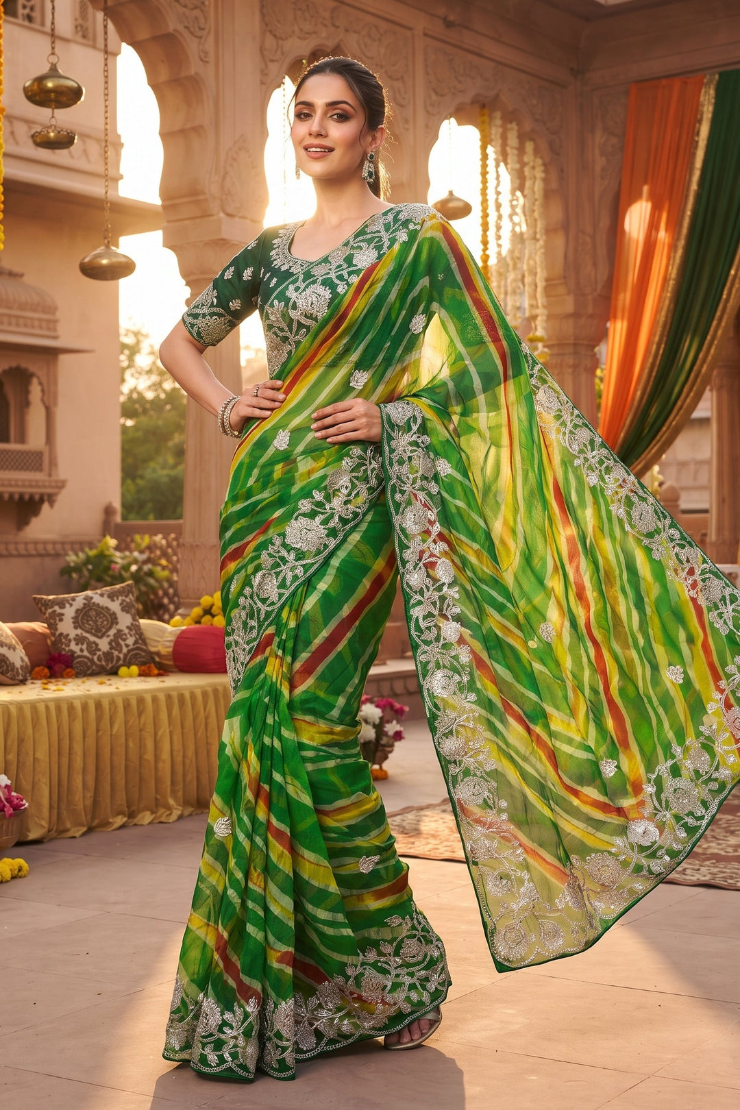 Trust in Beauty Chinnon Silk Saree
