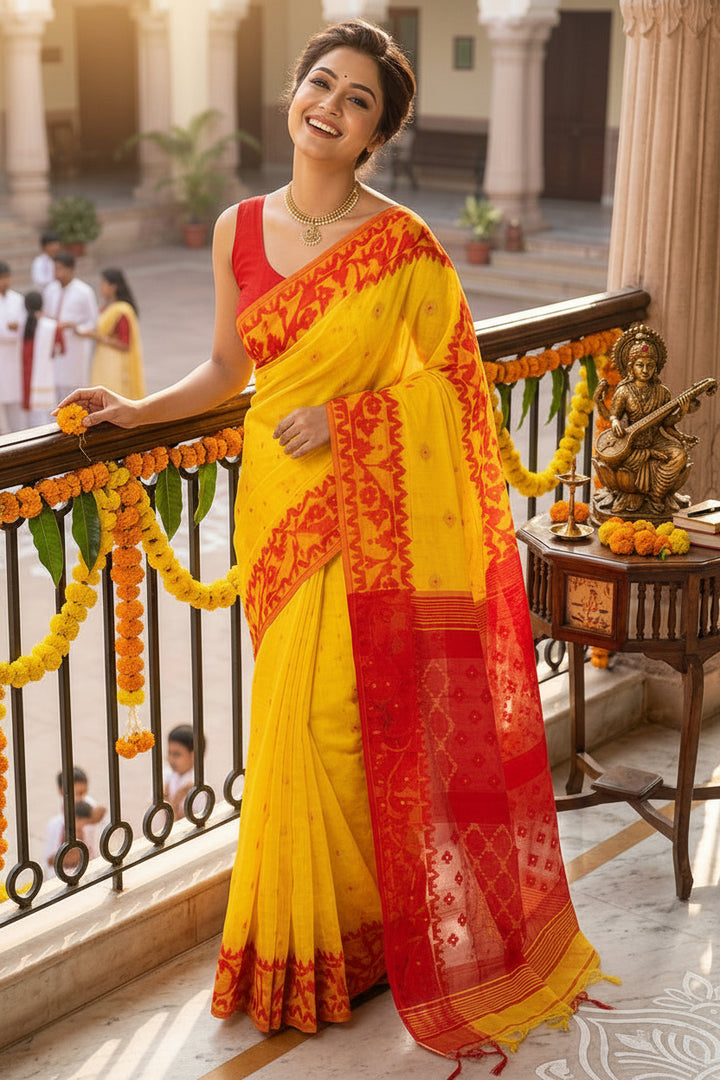 Nabarupa Bengal Jamdani Saree