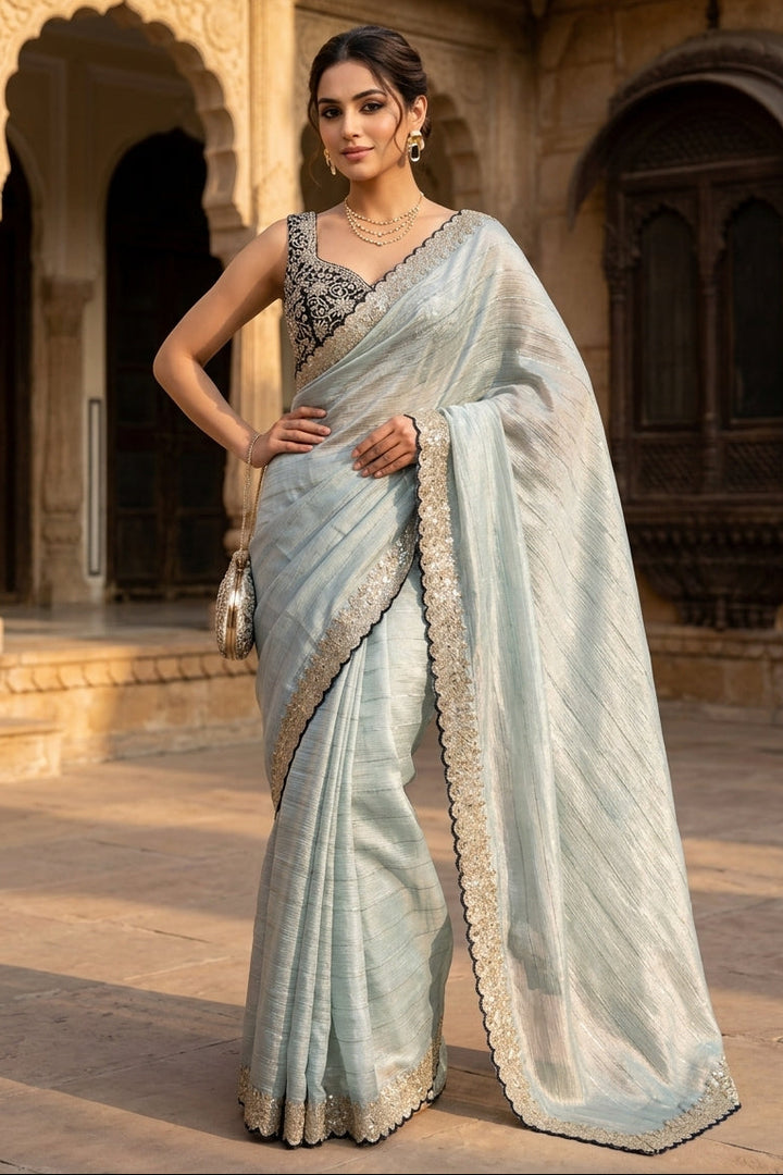 Nature Symphony Chiffon Saree