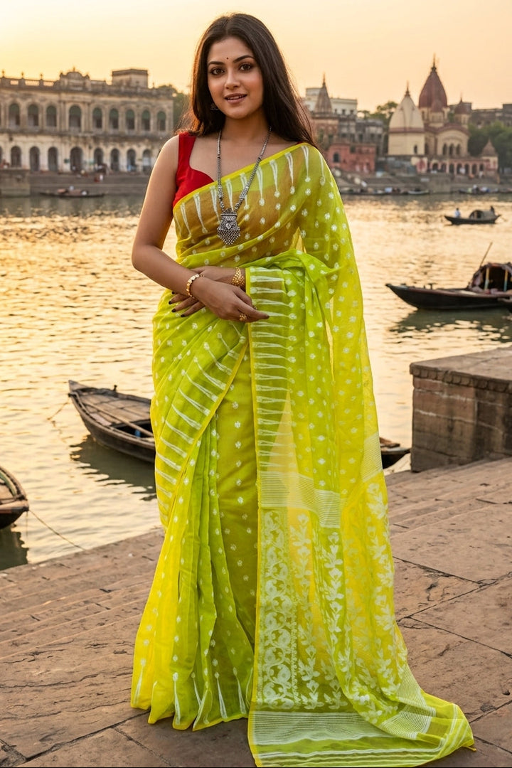Culture Woven In Dhakai Jamdani Saree
