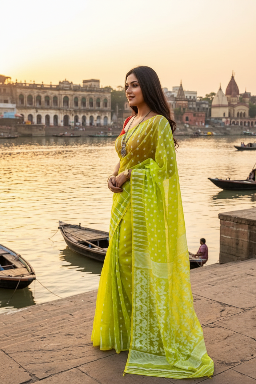 Culture Woven In Dhakai Jamdani Saree