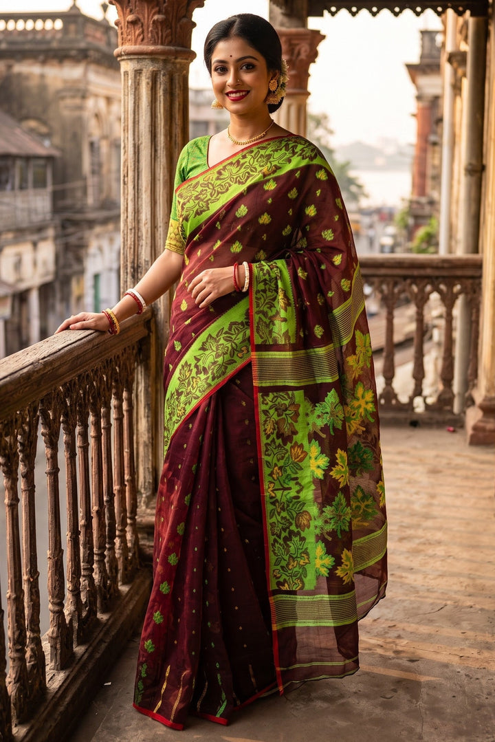 Patralikhan Jamdani Saree