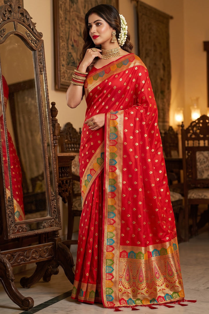 Heartbeat Before Forever-Organza Meenakari Designer Saree