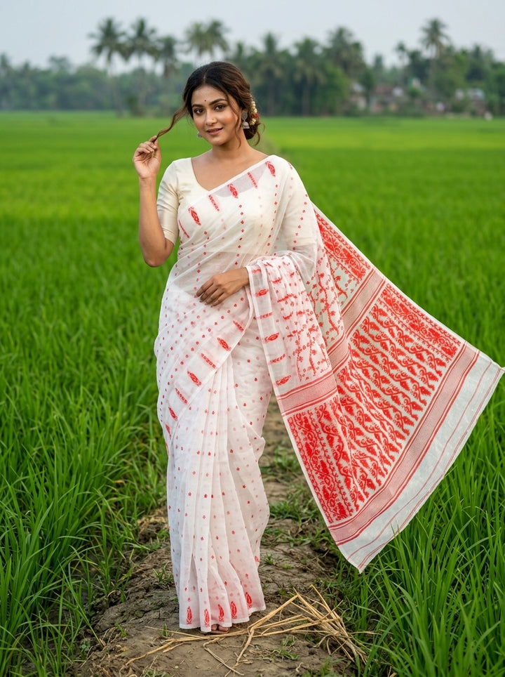 Sahojei Sundor- Jamdani Saree