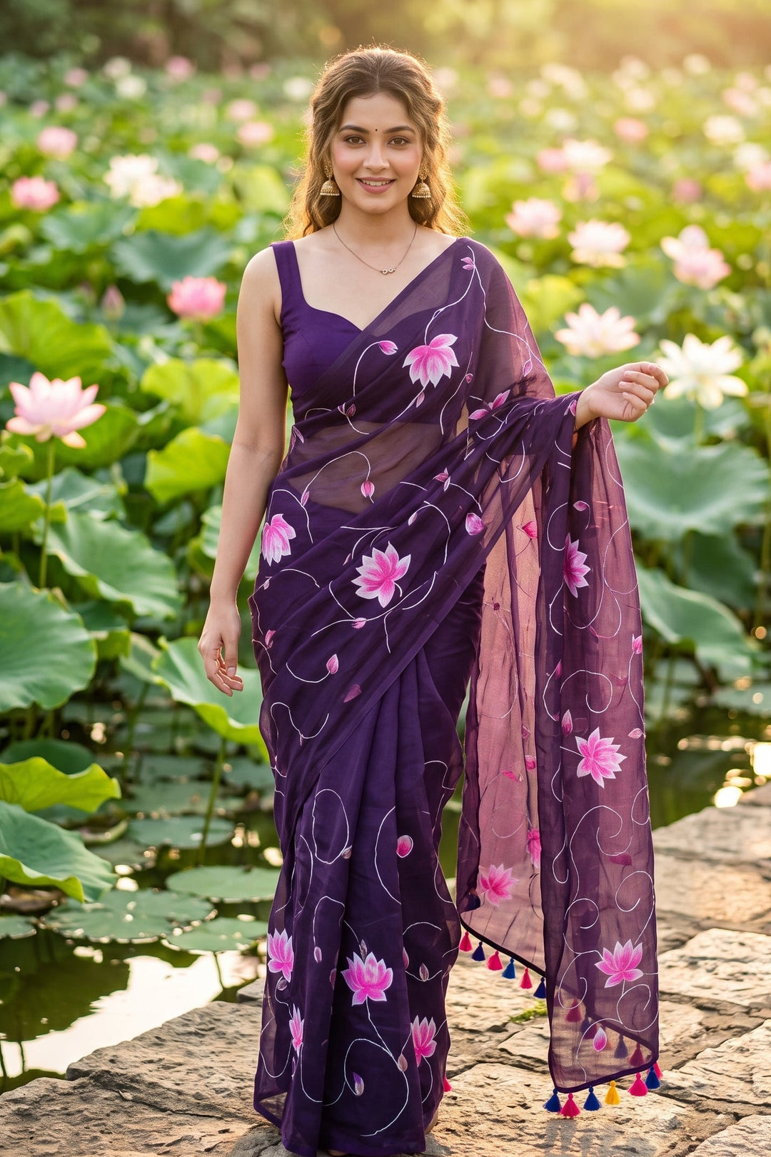 Komol Bithi Mul Cotton Saree