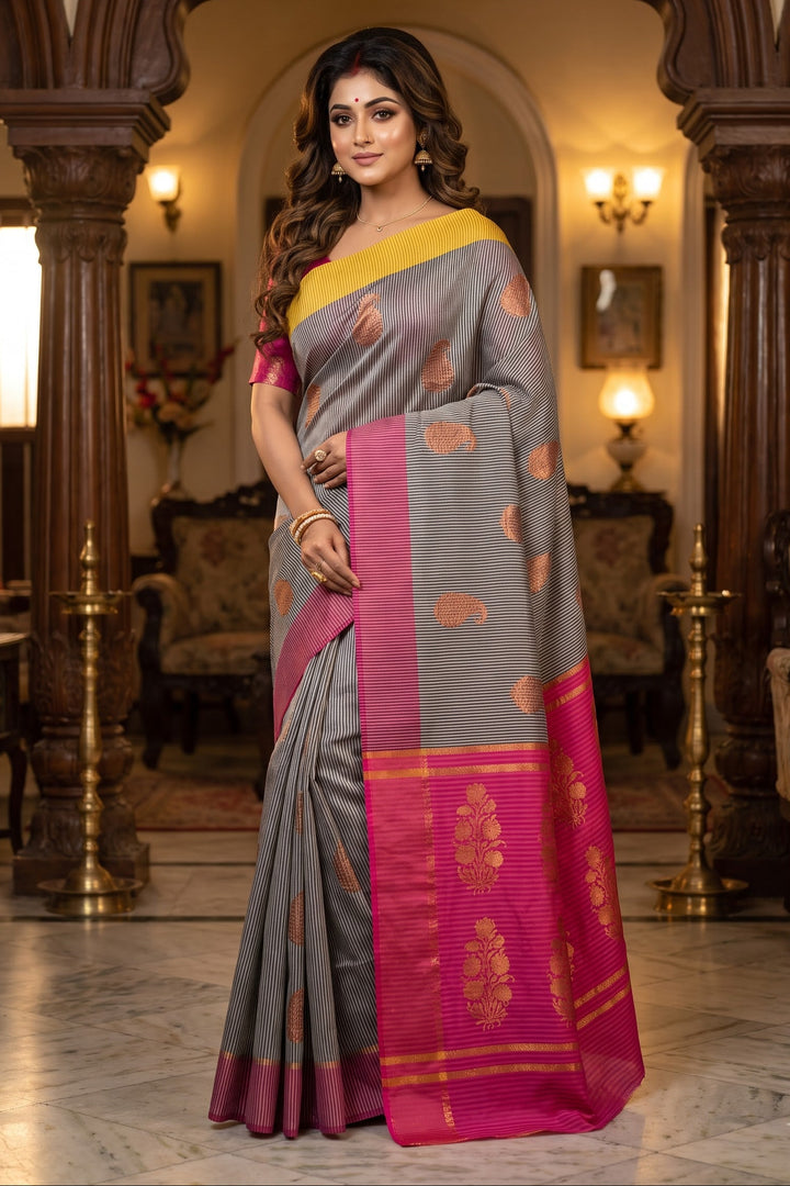 Shubh Shringar Banarasi Semi Katan Silk Saree