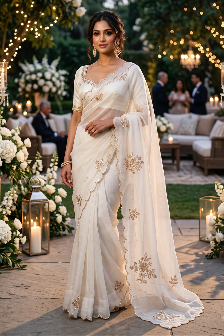 Wink of Love Chiffon Saree