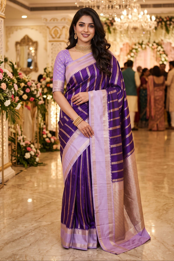 Prem Bandhan Silk Jacquard Weaving Saree