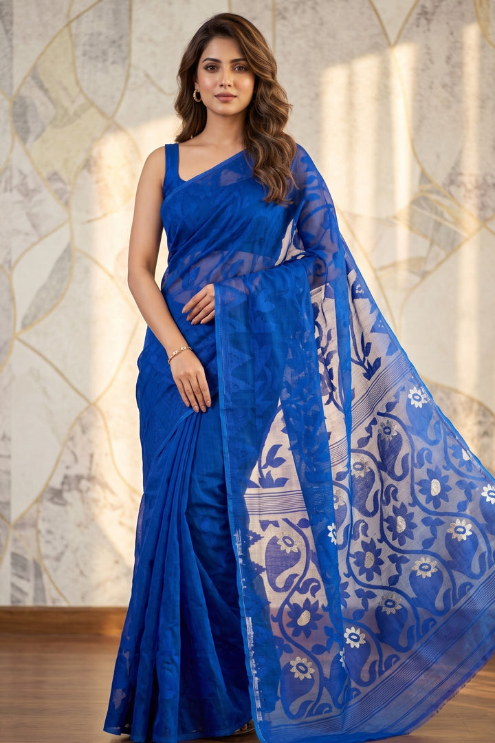 The Perfect Bengal Jamdani Saree