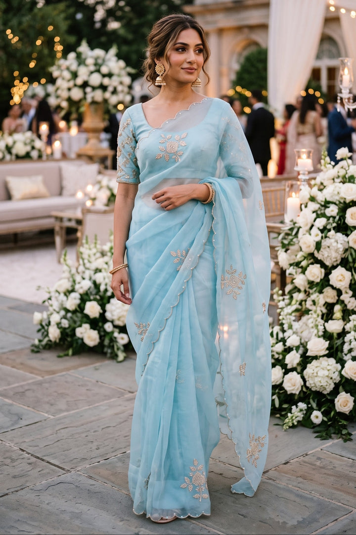 Wink of Love Chiffon Saree