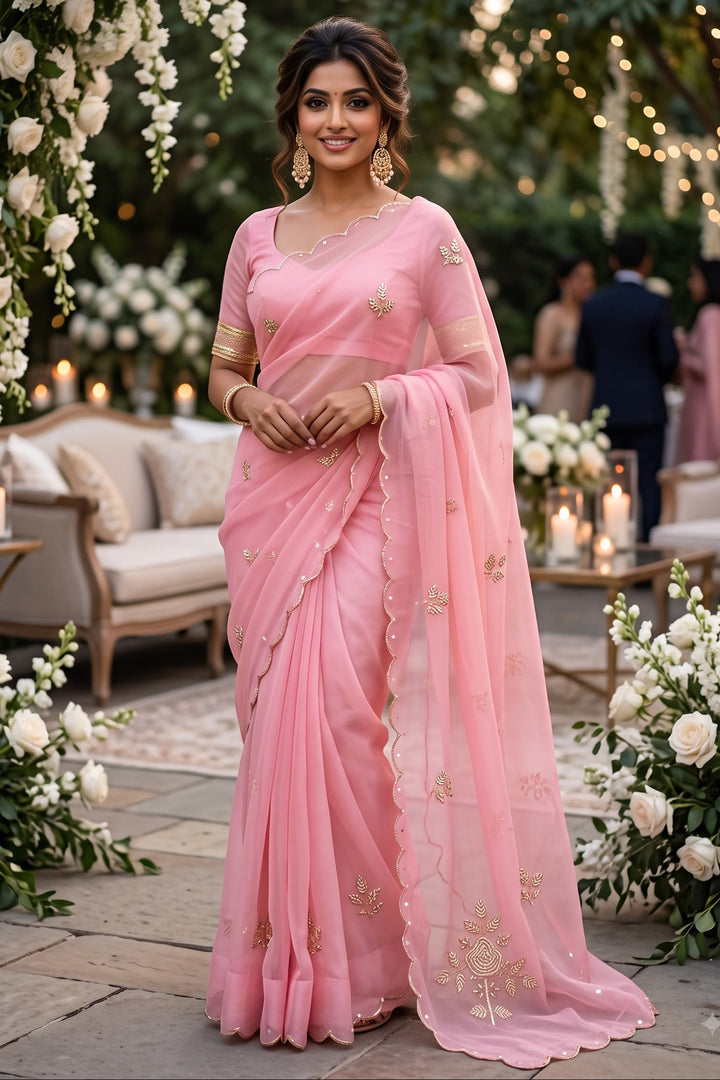 Wink of Love Chiffon Saree