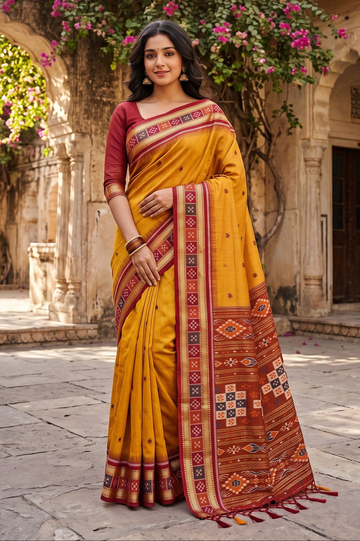 A Single Glance Patola Silk Saree
