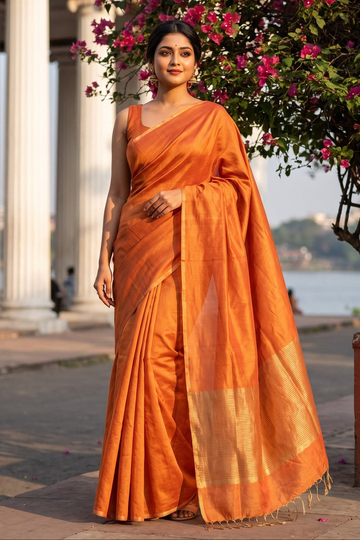 Sonar Sutra Tissue Linen Saree