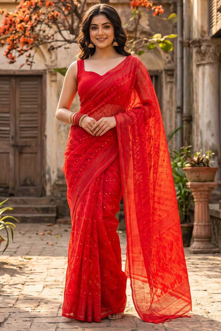 Mayabati (মায়াবতী )Bengal Jamdani Saree