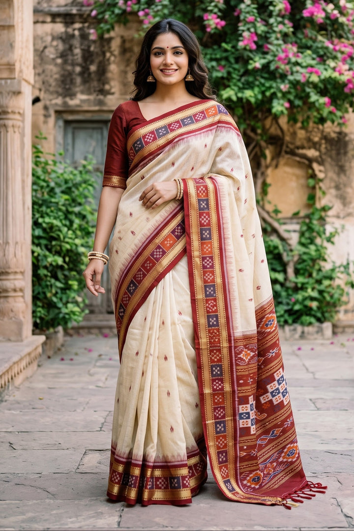 A Single Glance Patola Silk Saree