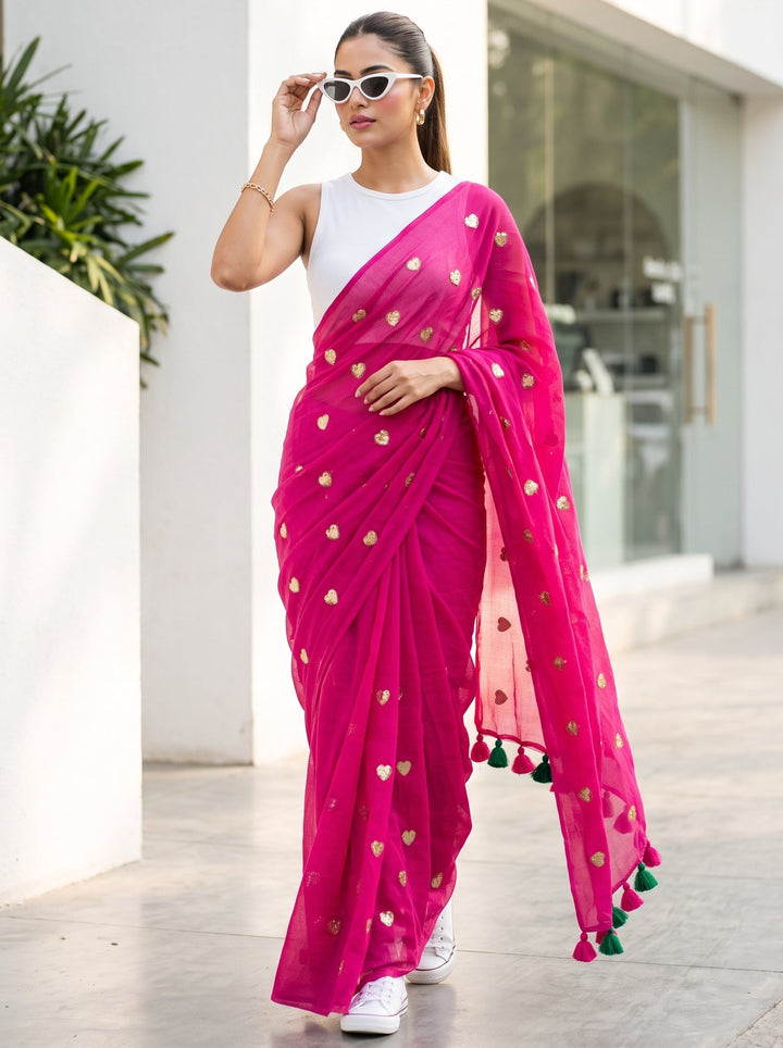 Anuragini Mul Cotton Saree