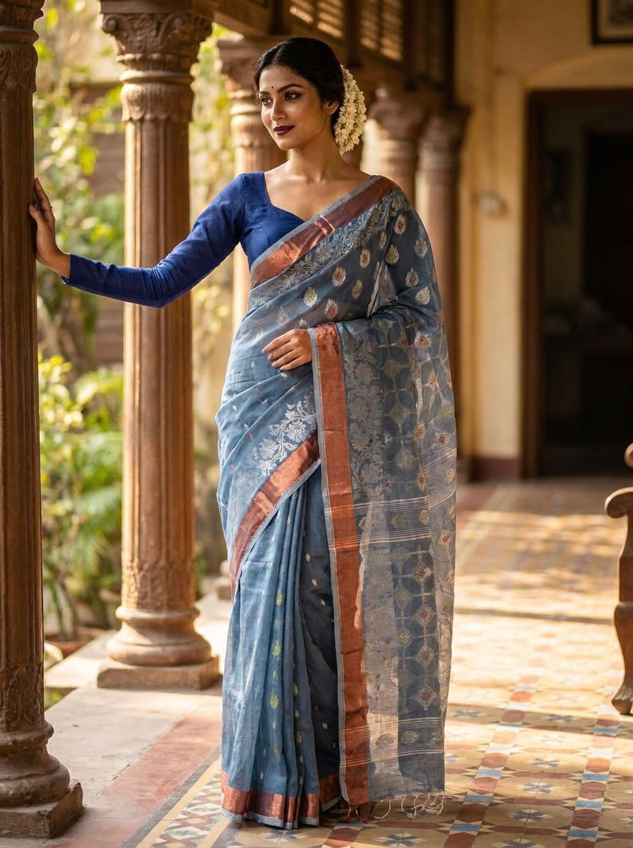 Rajeshwari Banarasi Khadi Saree