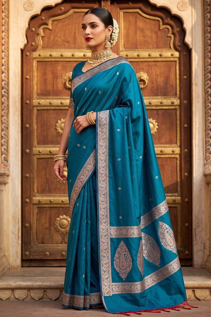 Maharani Moment - Muga Katan Silk Saree