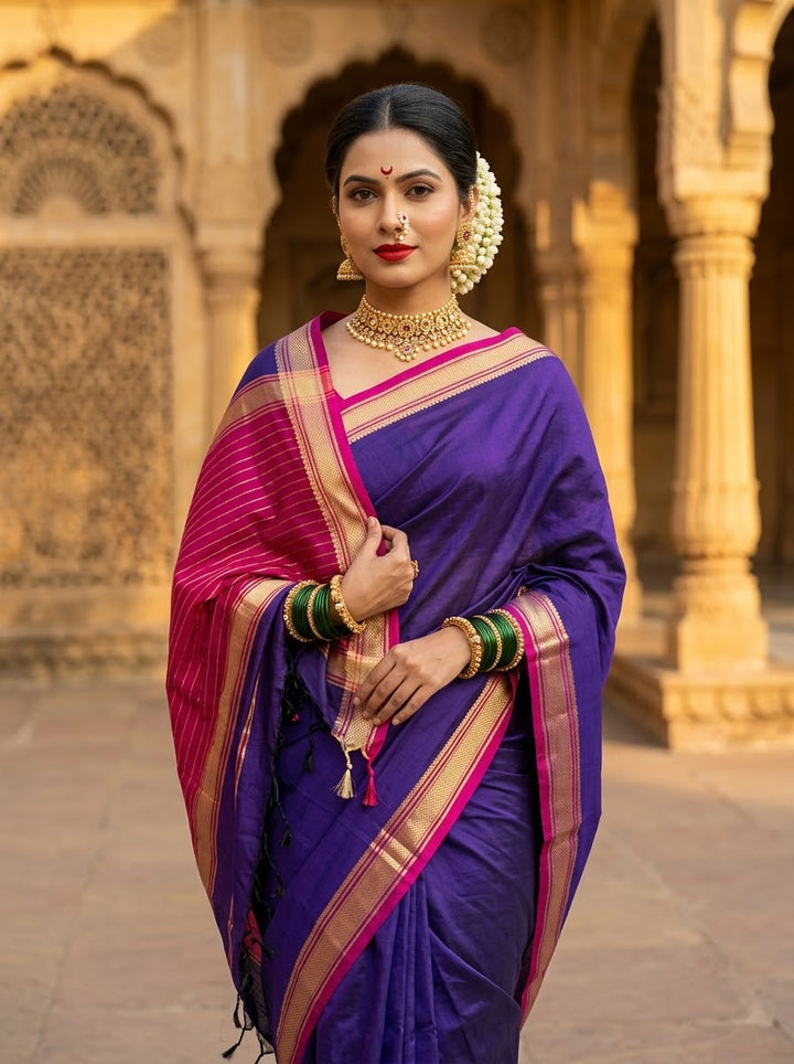 Navi Saaj - Muga Maheswari Cotton Saree