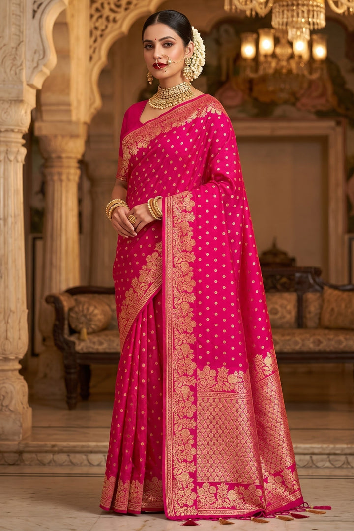 A Journey Called Dreams- Banarasi Semi Katan Silk Saree