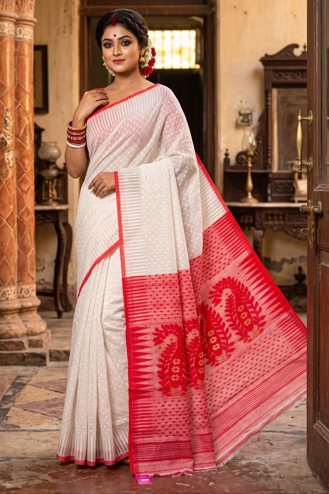 Sreemoyee - Bengal Dhakai Jamdani Saree