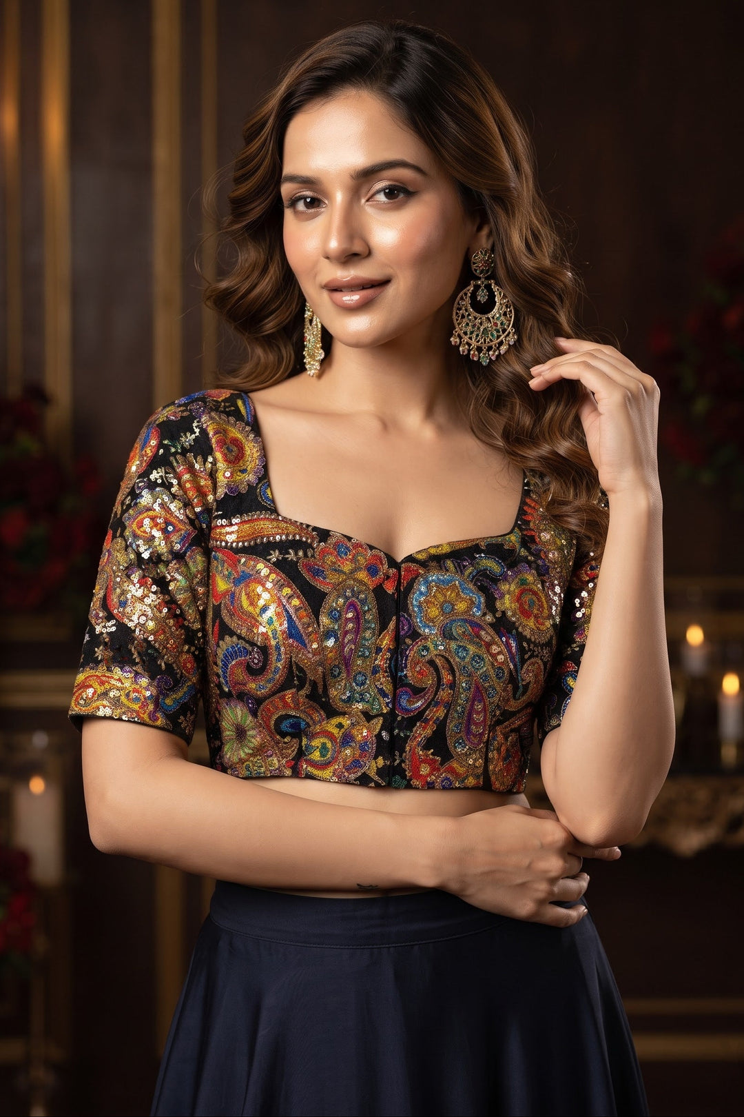 Kashish - Designer Crepe Blouse