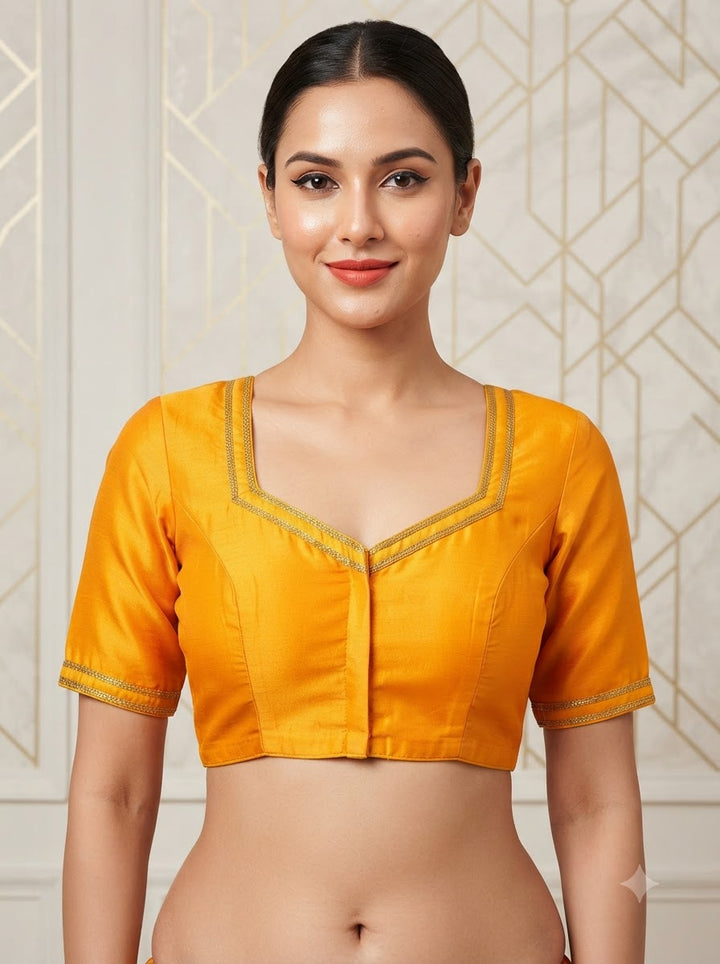 Infinite Glam Vichitra Silk Blouse