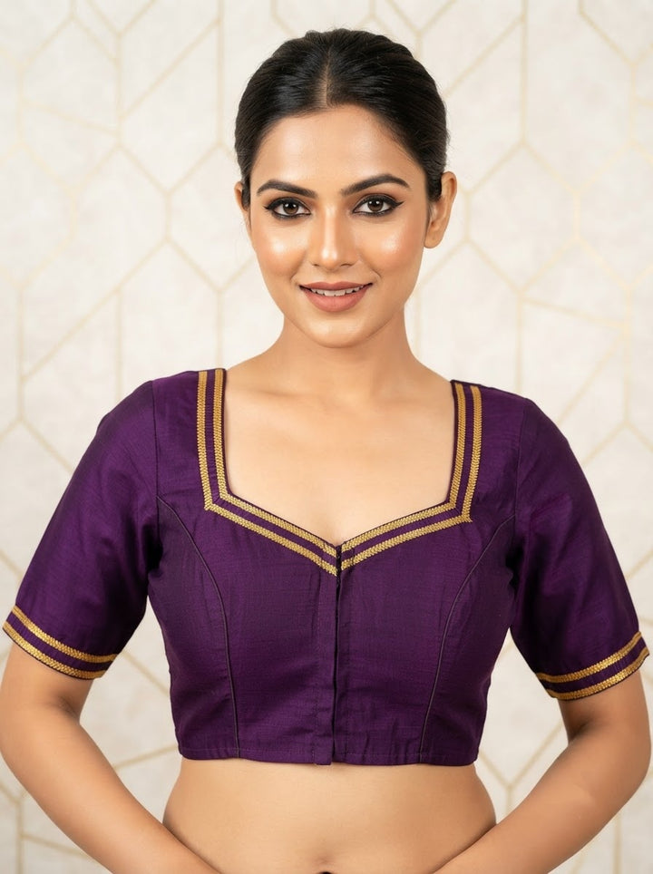 Infinite Glam Vichitra Silk Blouse