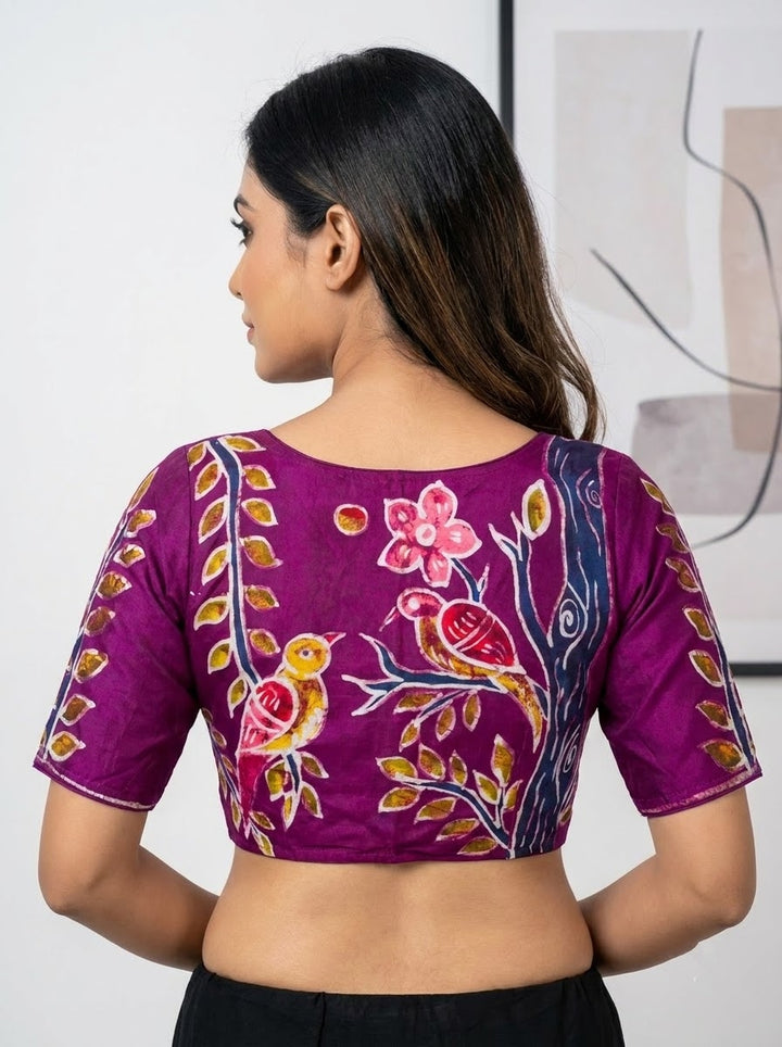 Song of the Sparrow – Batik Designer Blouse