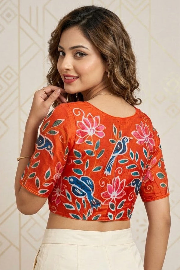 Floral Daydream- Batik Designer Blouse