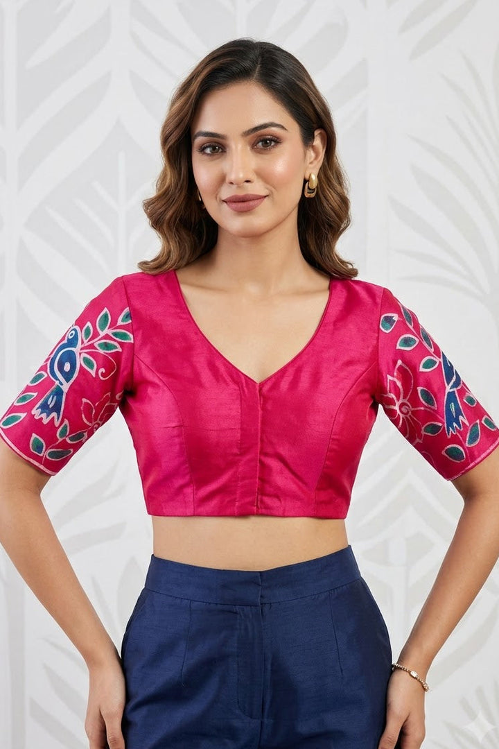 Floral Daydream- Batik Designer Blouse