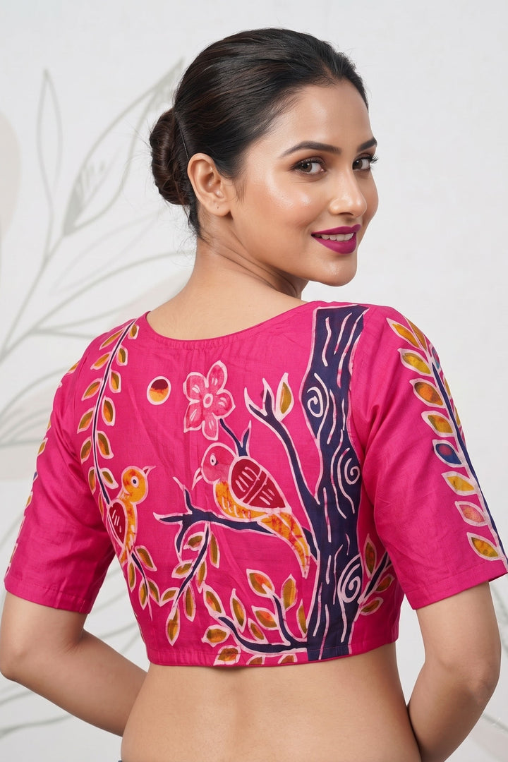 Song of the Sparrow – Batik Designer Blouse