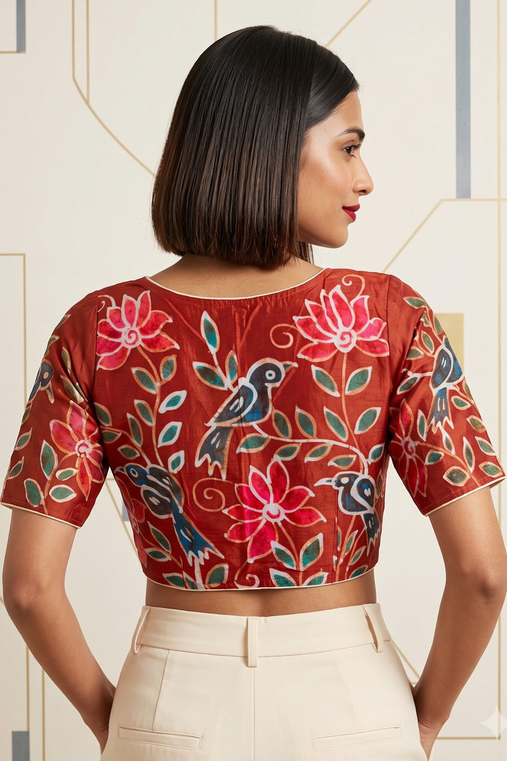 Floral Daydream- Batik Designer Blouse