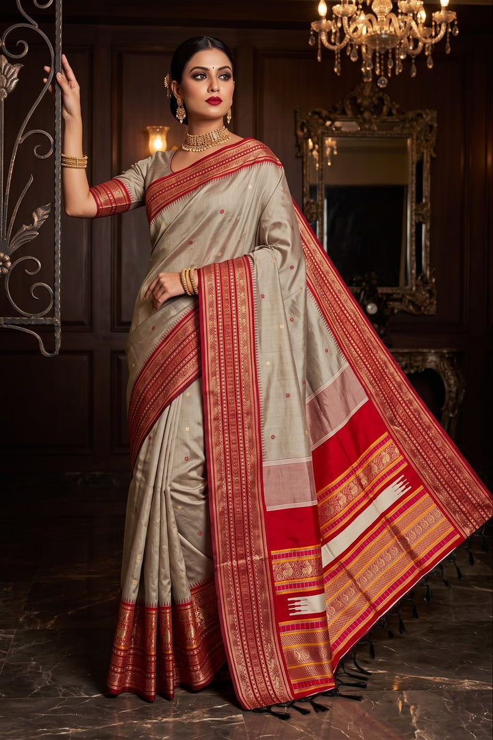 An Affair with Royalty Premium Semi Assam Silk Saree