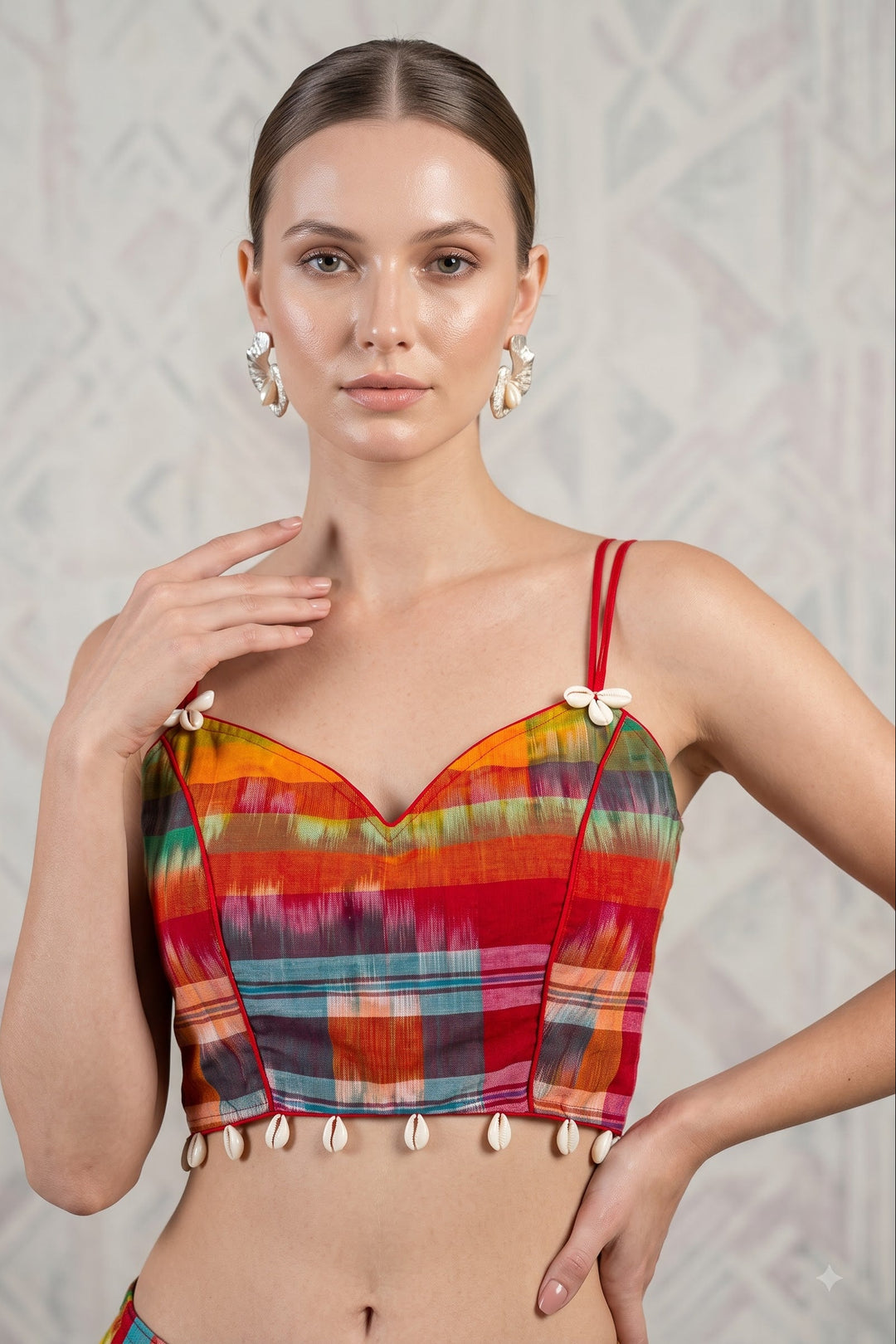 Imperial Bengal Gamcha Designer Blouse